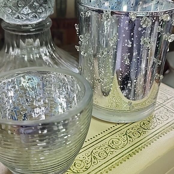 Pottery Barn Candlestick Included In Set Of 5 Heights/Textures #4D Holiday Glow - Picture 3 of 8